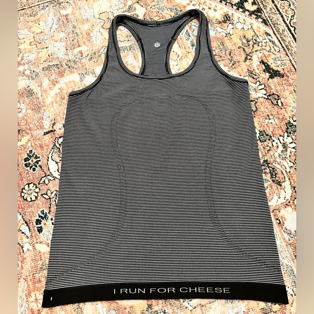 Lululemon Run Swiftly Tech Tank Top I Run For Che… - image 3